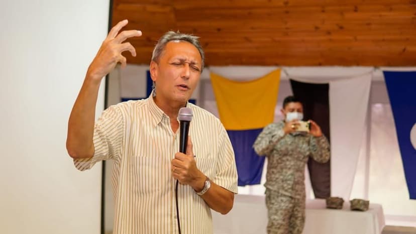 Visita al Batallón de Infantería de Marina en Corozal
